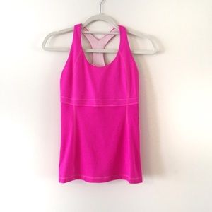 Lululemon | Hot Pink Racerback Athletic Tank